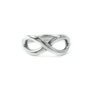 Tiffany & Co Infinity Sterling Silver Ring Size :J