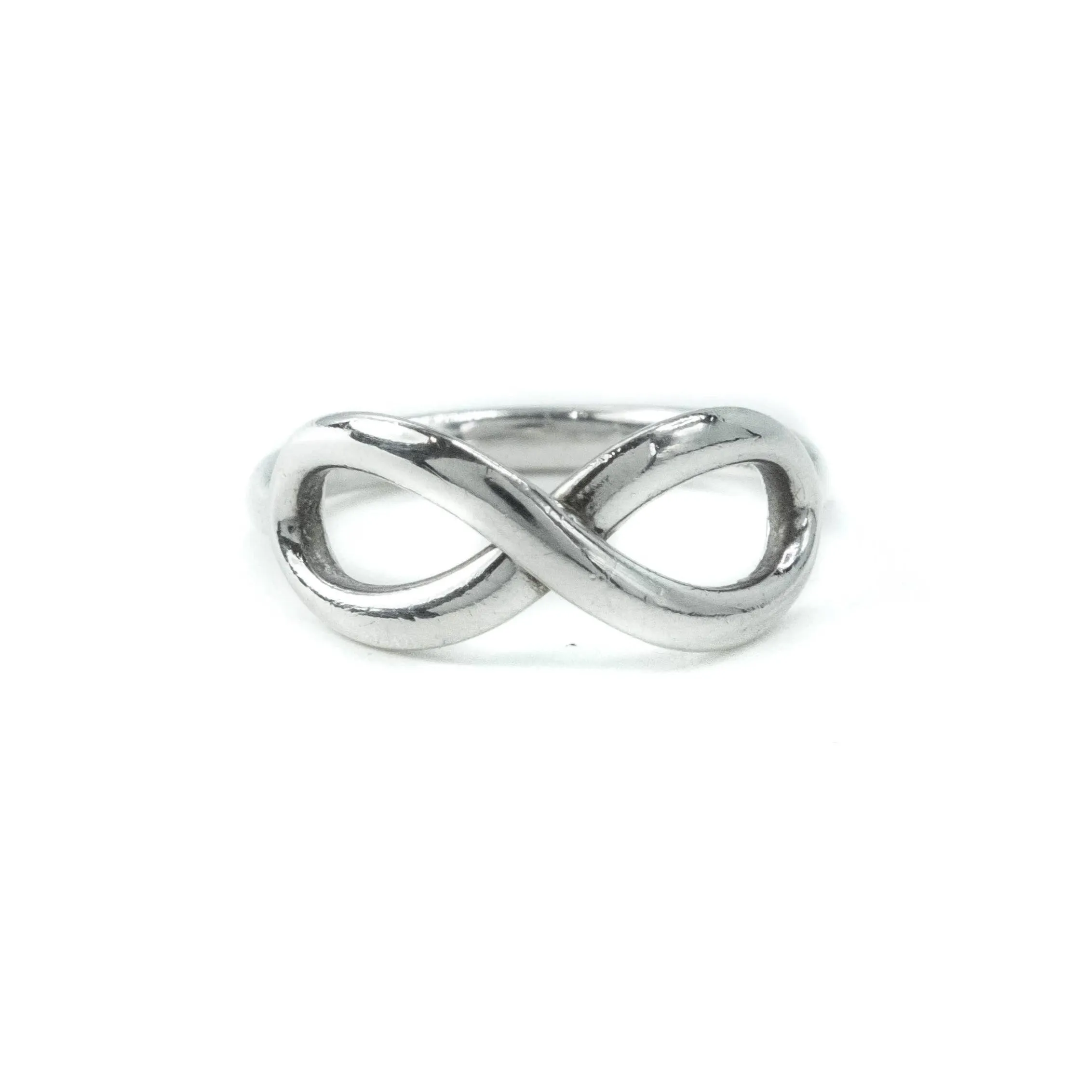 Tiffany & Co Infinity Sterling Silver Ring Size :J