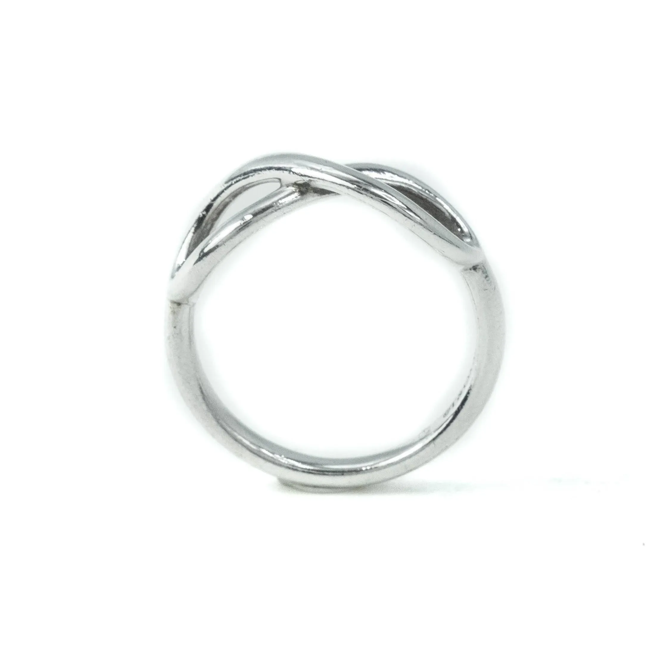Tiffany & Co Infinity Sterling Silver Ring Size :J