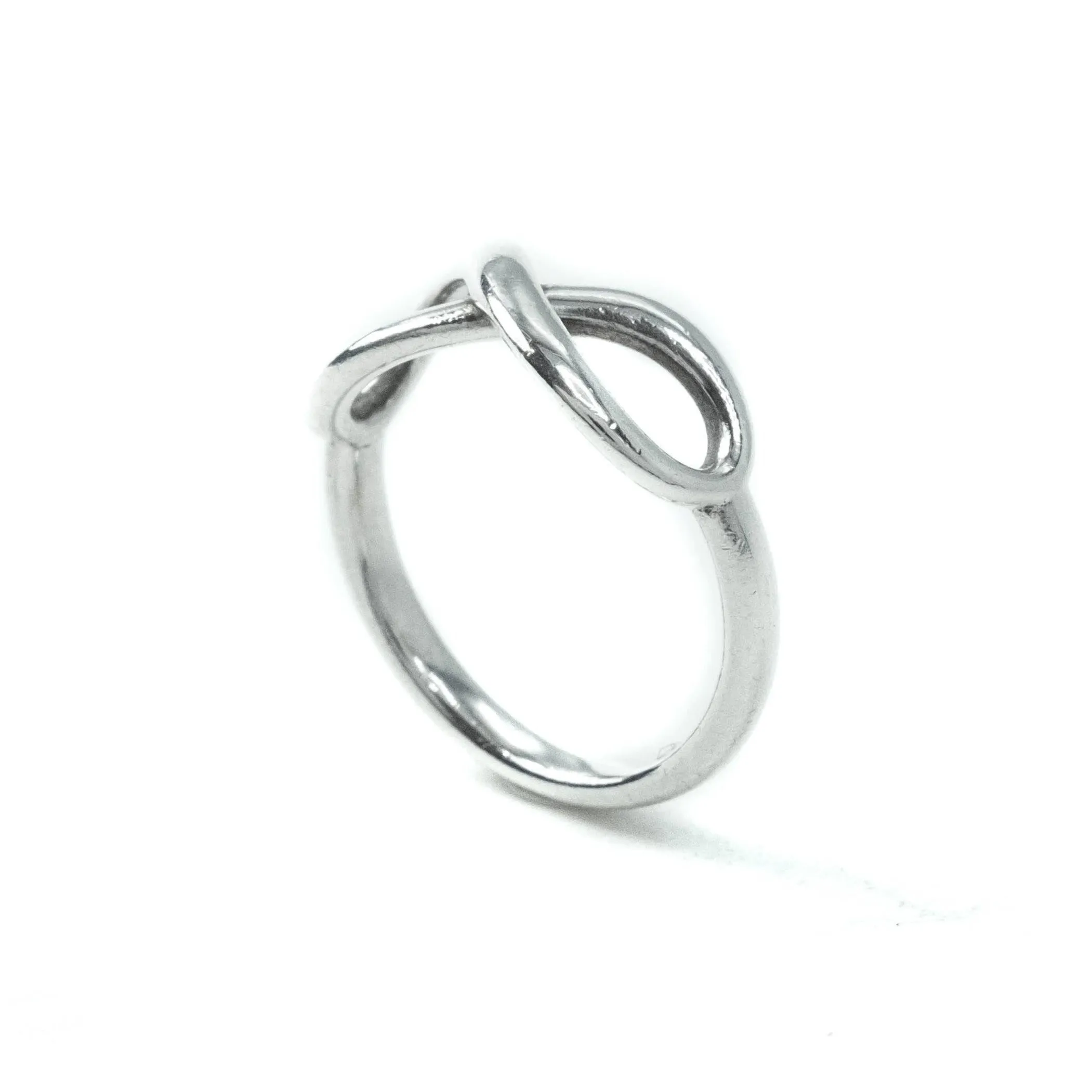 Tiffany & Co Infinity Sterling Silver Ring Size :J