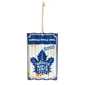 Toronto Maple Leafs, Metal Corrugate Ornament,3ot4376mc