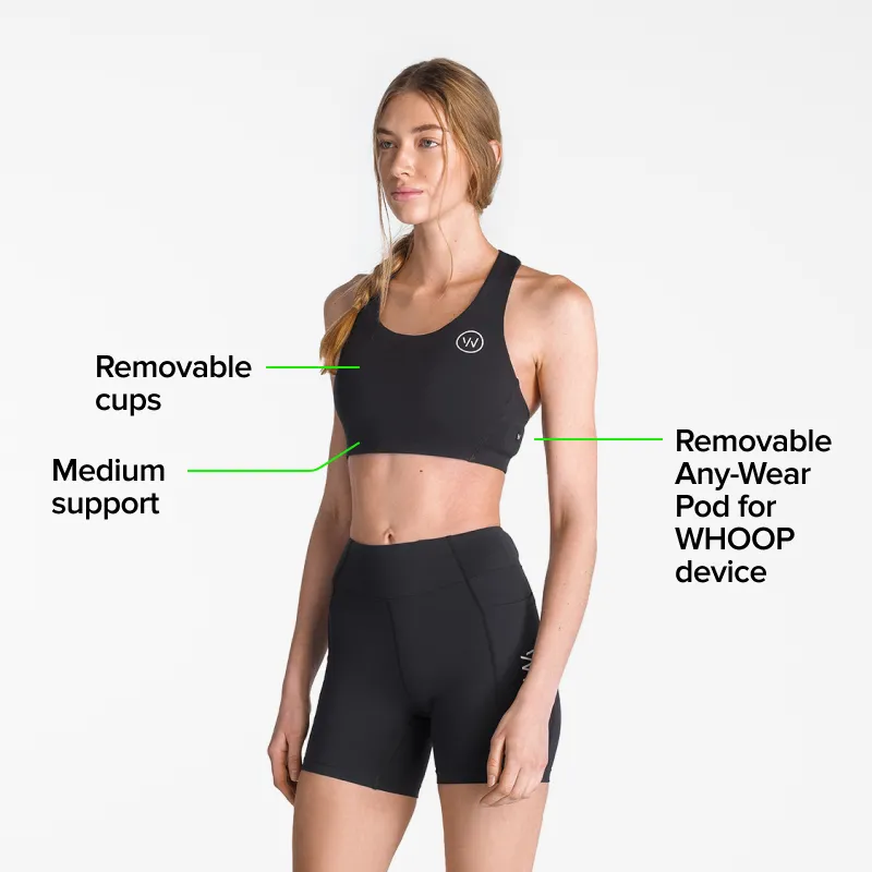 Training Sports Bra | Black