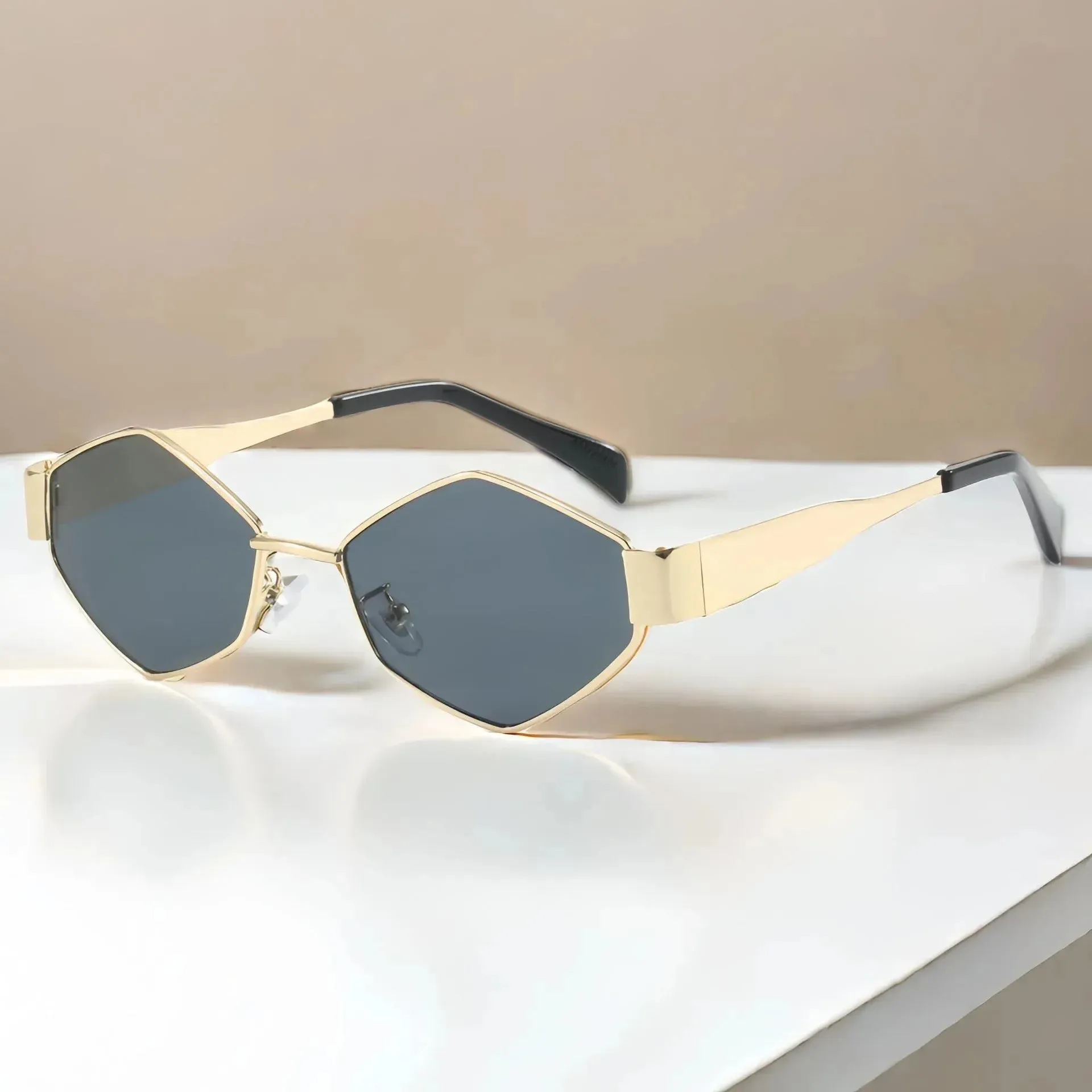 Trendy Hexagon Sunglasses