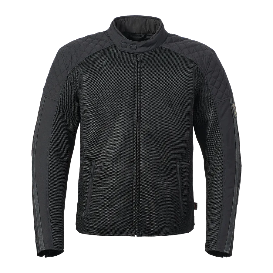 Triumph Braddan Retro Mesh Jacket - Black