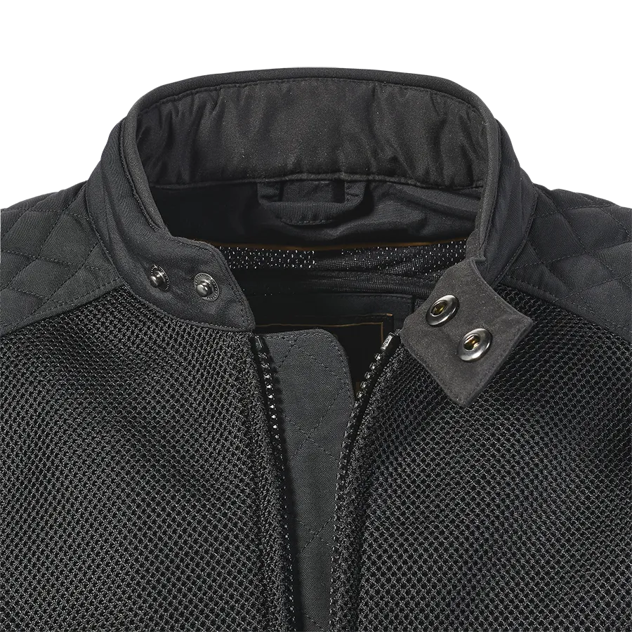 Triumph Braddan Retro Mesh Jacket - Black