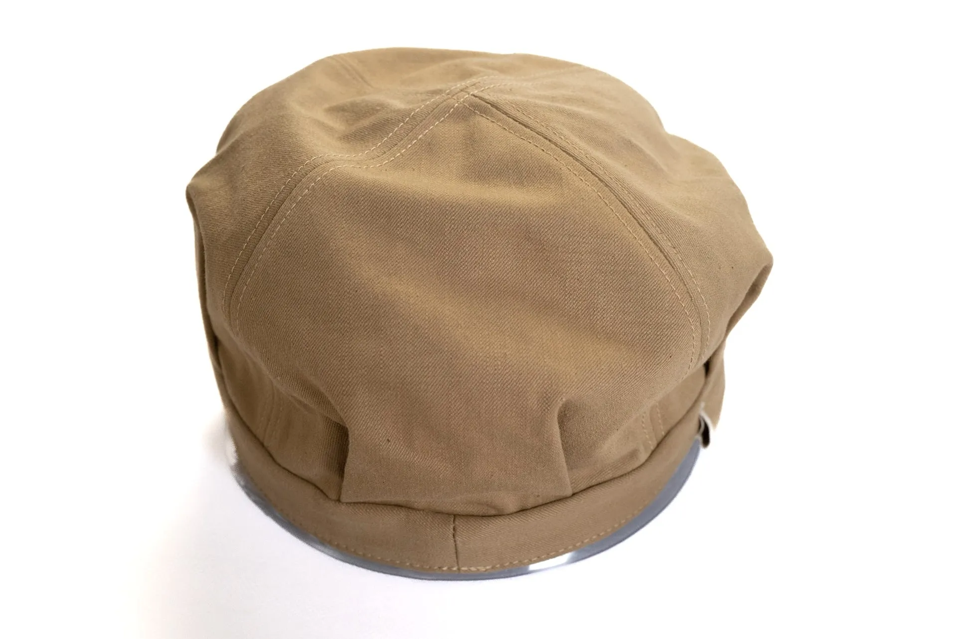 UES 12oz "Delivery Boy" Selvage Cotton Twill Work Cap (Beige)