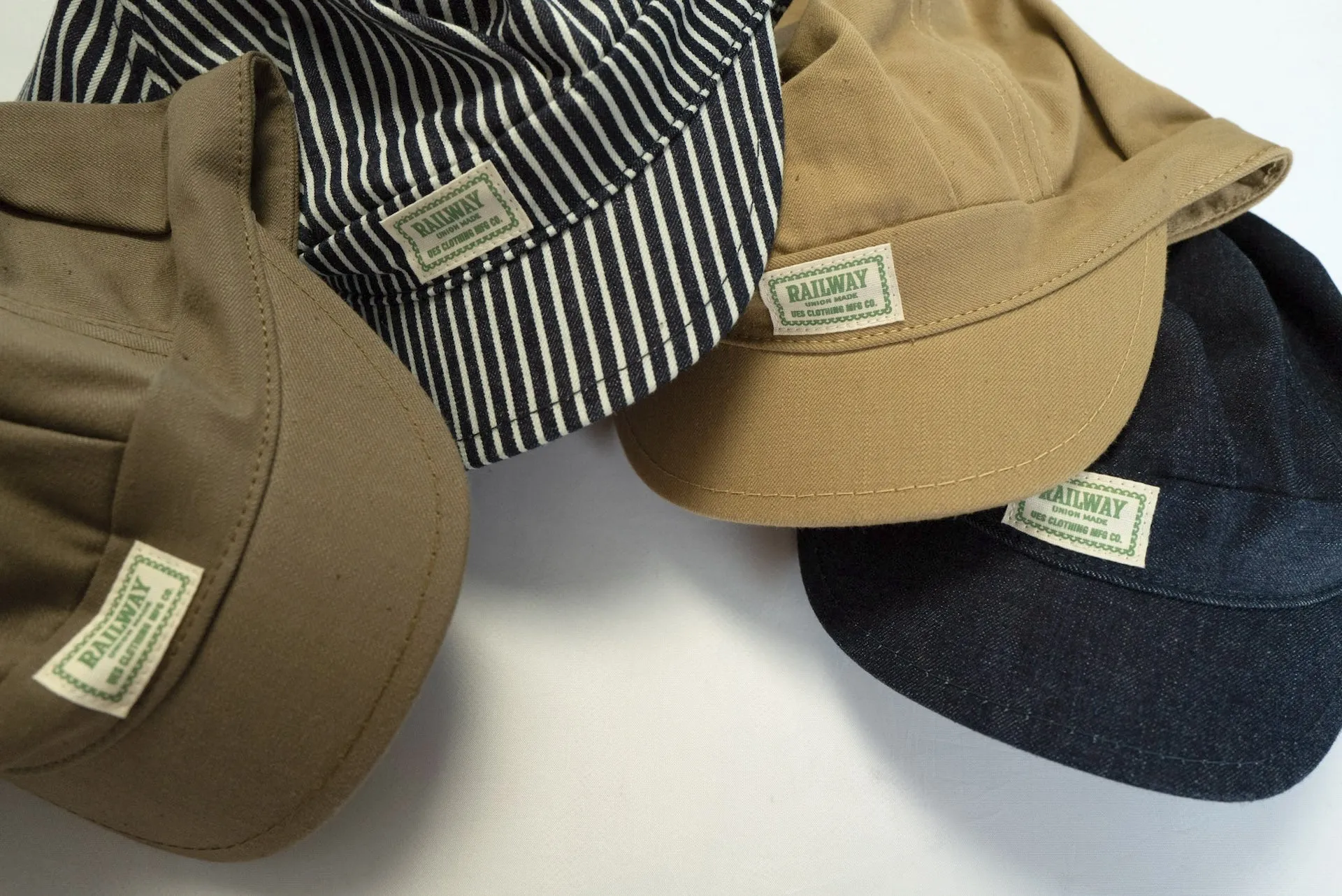 UES 12oz "Delivery Boy" Selvage Cotton Twill Work Cap (Beige)