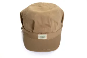 UES 12oz "Delivery Boy" Selvage Cotton Twill Work Cap (Beige)