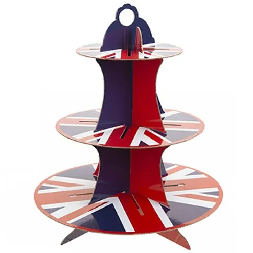 Union Jack Style Cake Stand