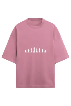 Unisex Oversized Chess Print T-Shirt