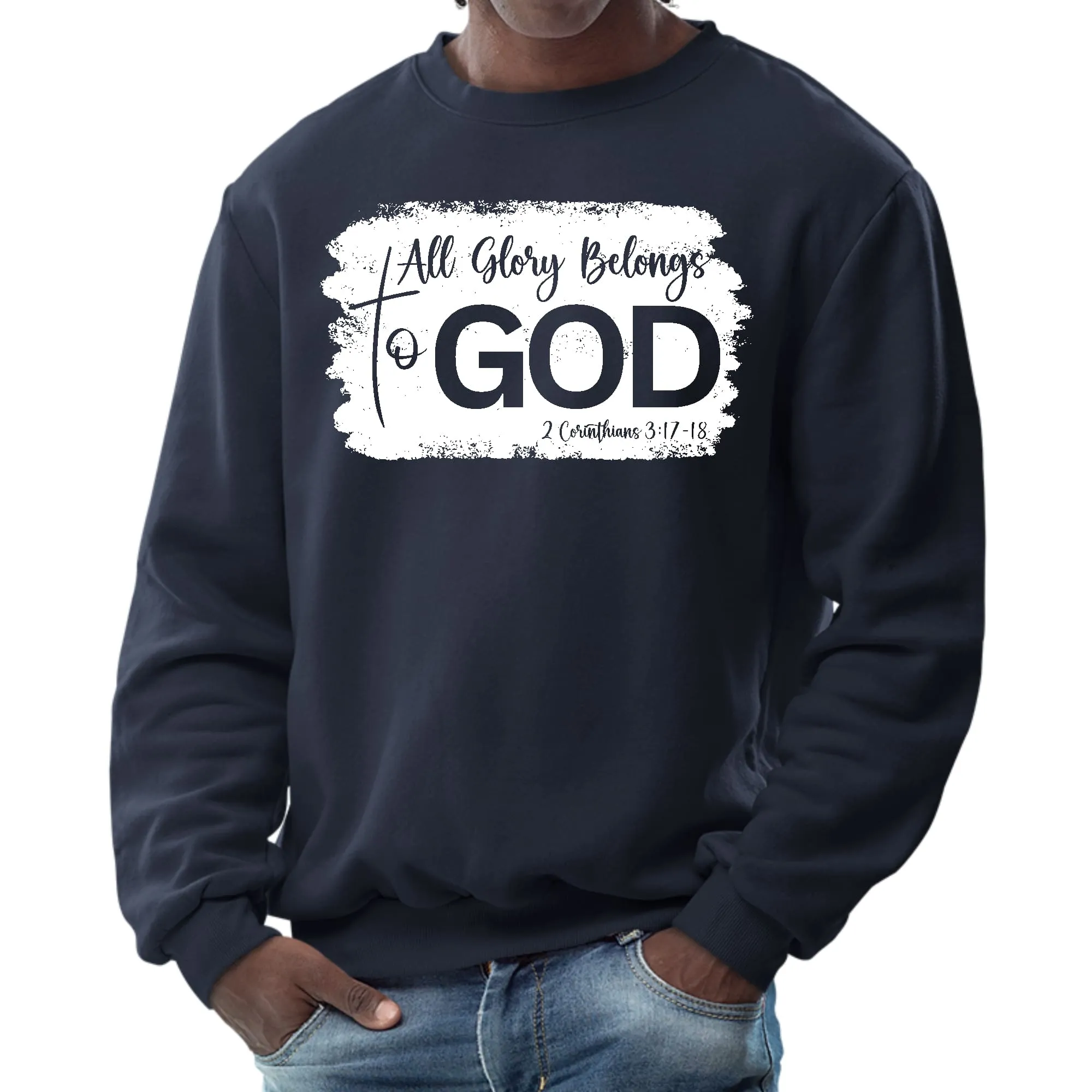Unisex "All Glory Belongs to God" Christian Sweatshirt