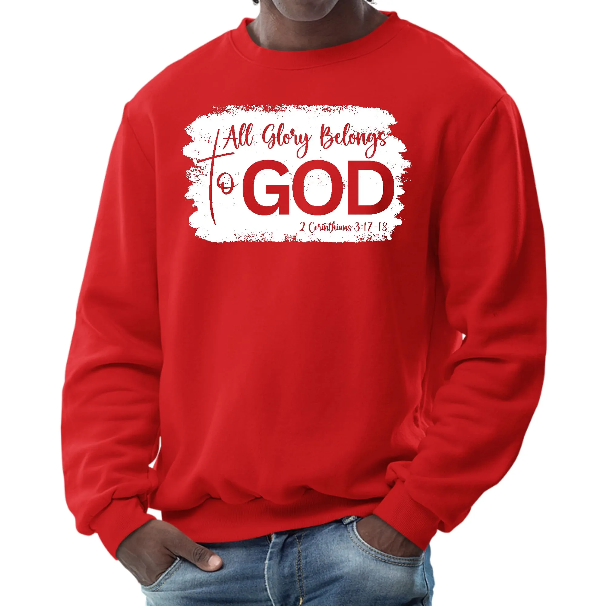 Unisex "All Glory Belongs to God" Christian Sweatshirt