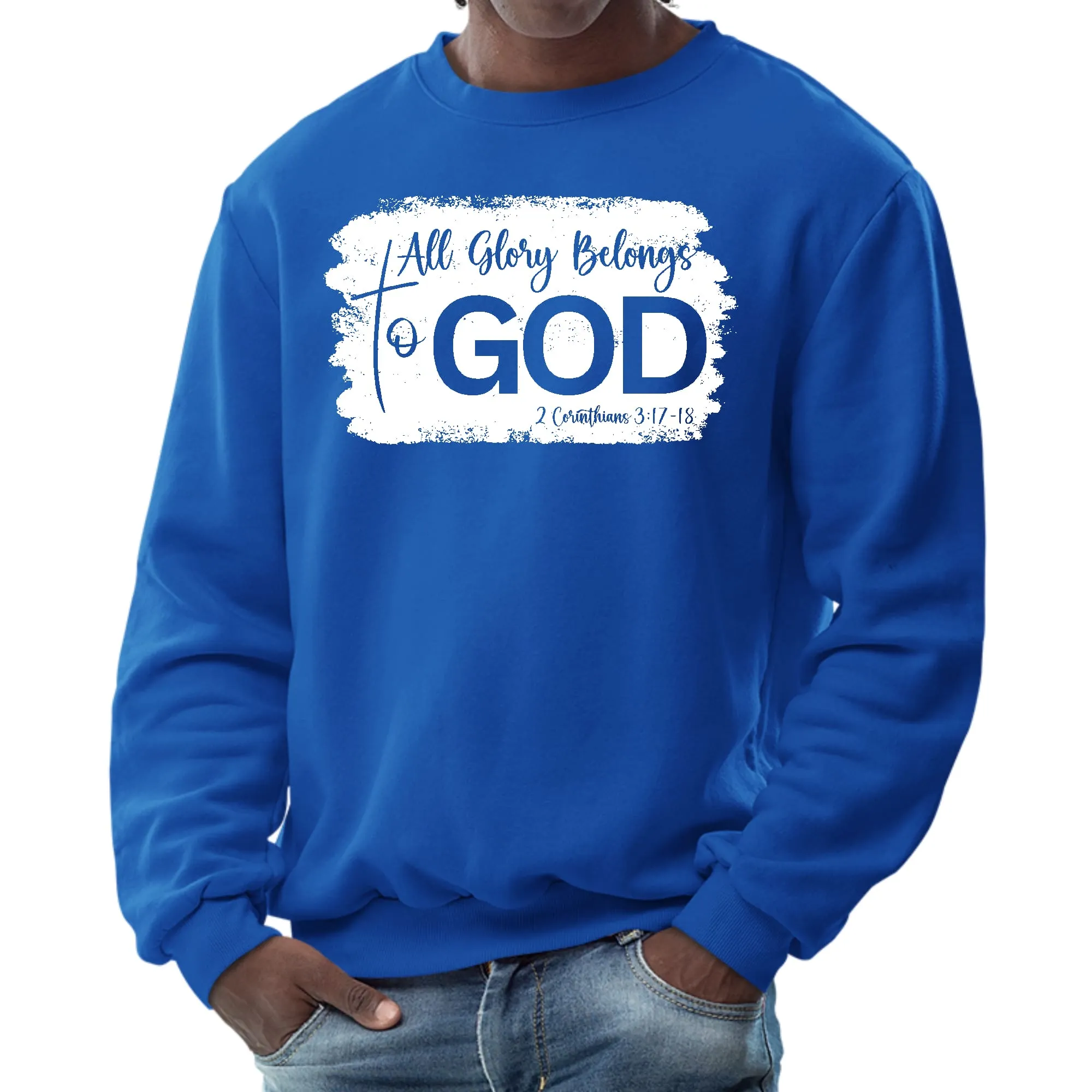 Unisex "All Glory Belongs to God" Christian Sweatshirt