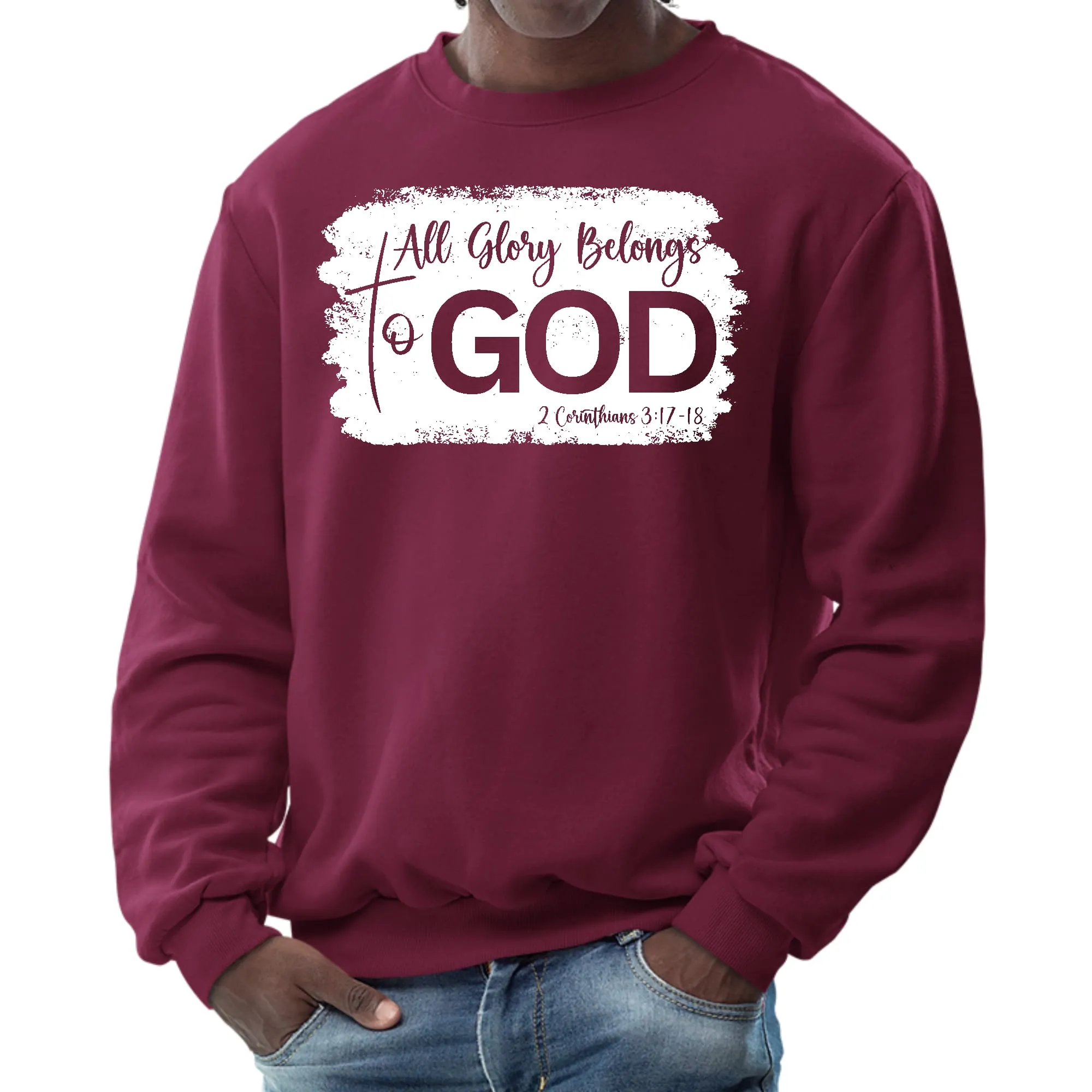 Unisex "All Glory Belongs to God" Christian Sweatshirt