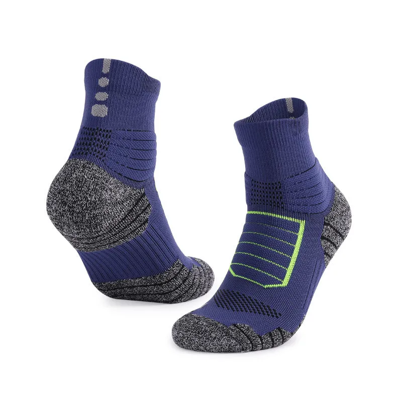 Unisex Thickened Towel Bottom  Breathable  Sports Socks