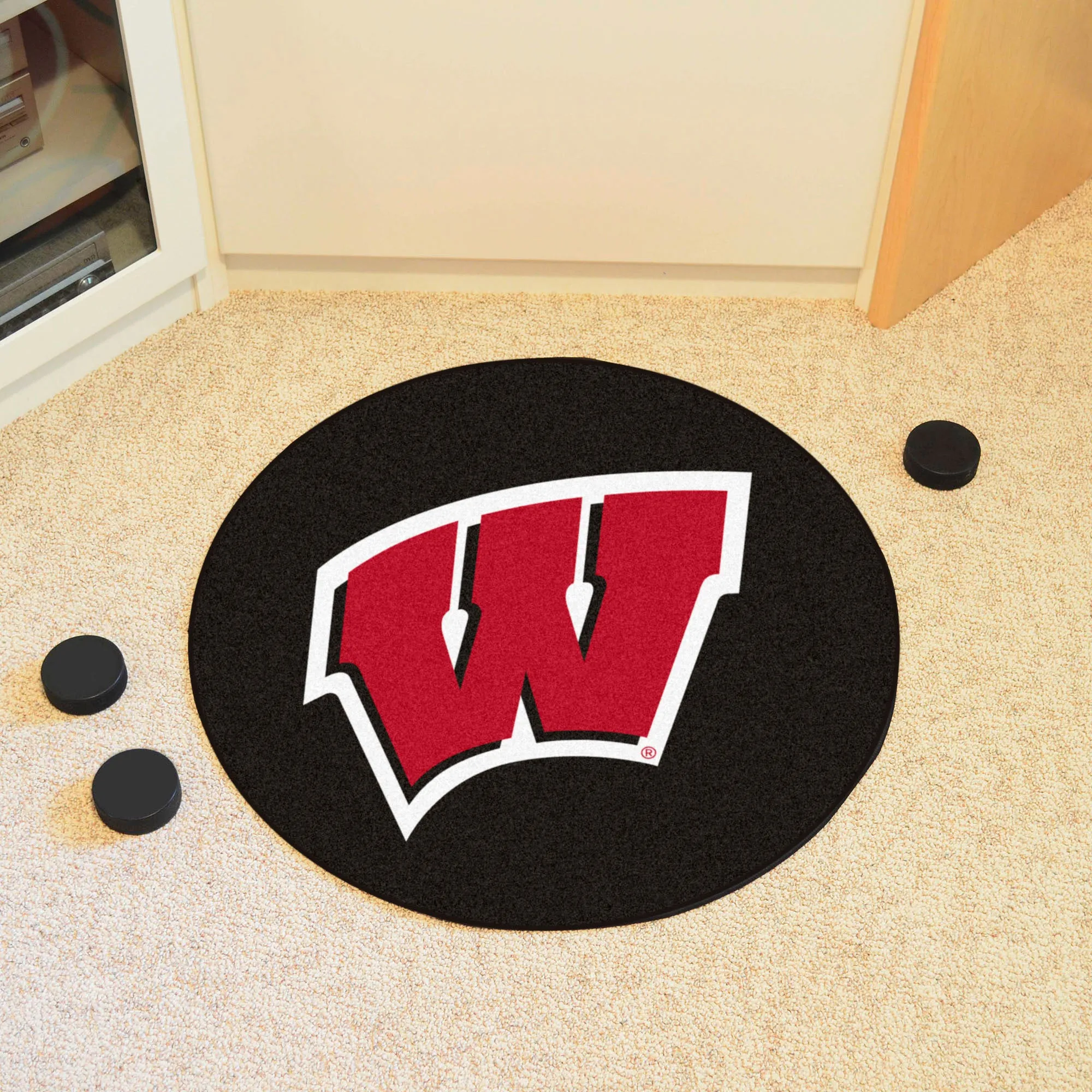 University of Wisconsin Puck Mat