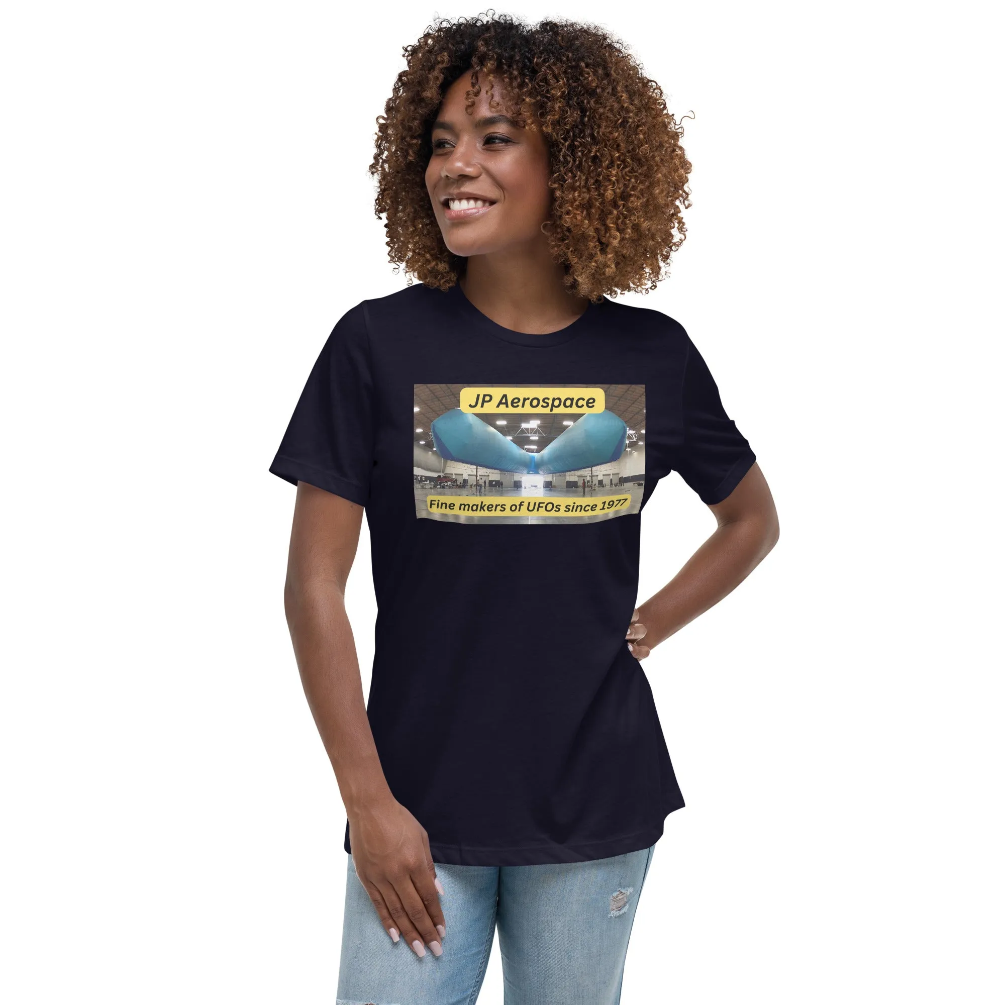 Vee Craft in the Hangar Women's Relaxed T-Shirt