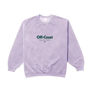 Vice 84 'Off-Court GSM' Vintage Washed Sweater - Orchid