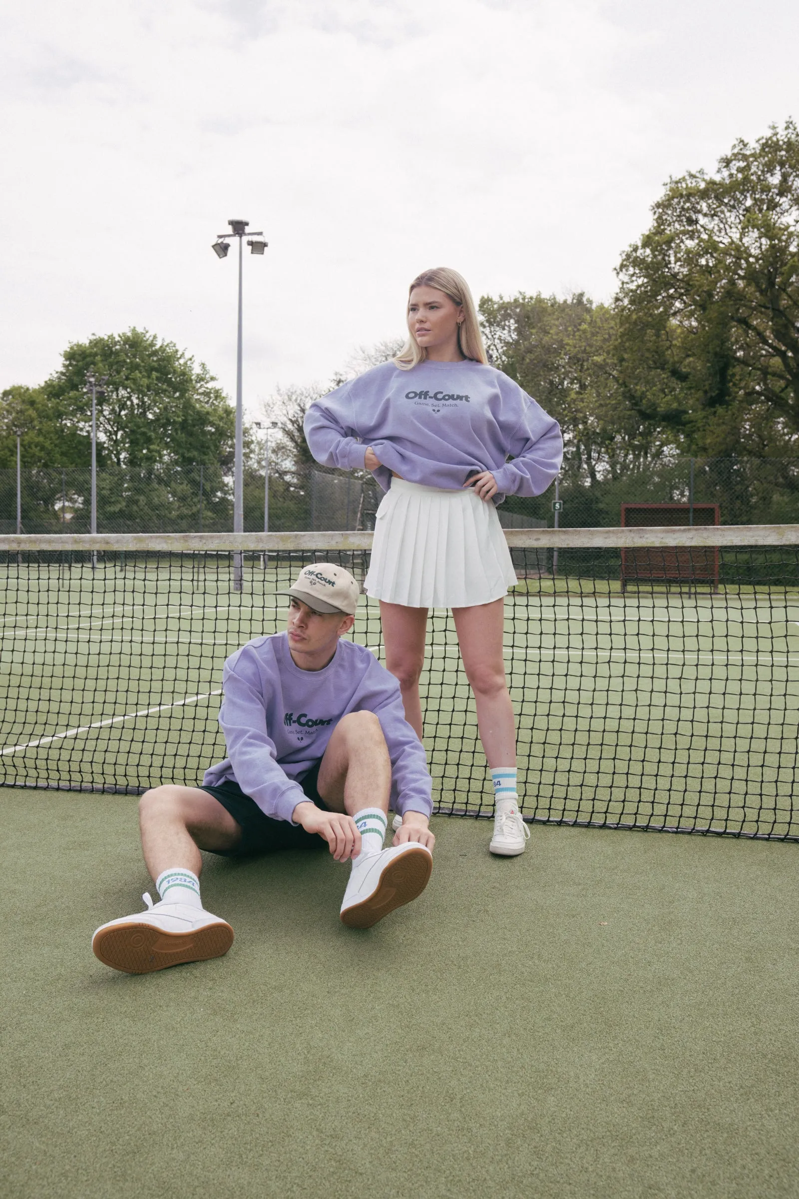 Vice 84 'Off-Court GSM' Vintage Washed Sweater - Orchid