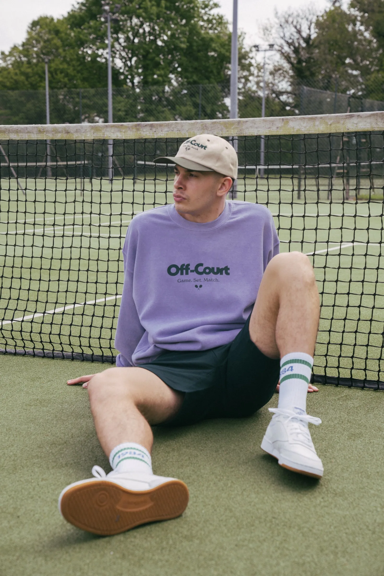 Vice 84 'Off-Court GSM' Vintage Washed Sweater - Orchid