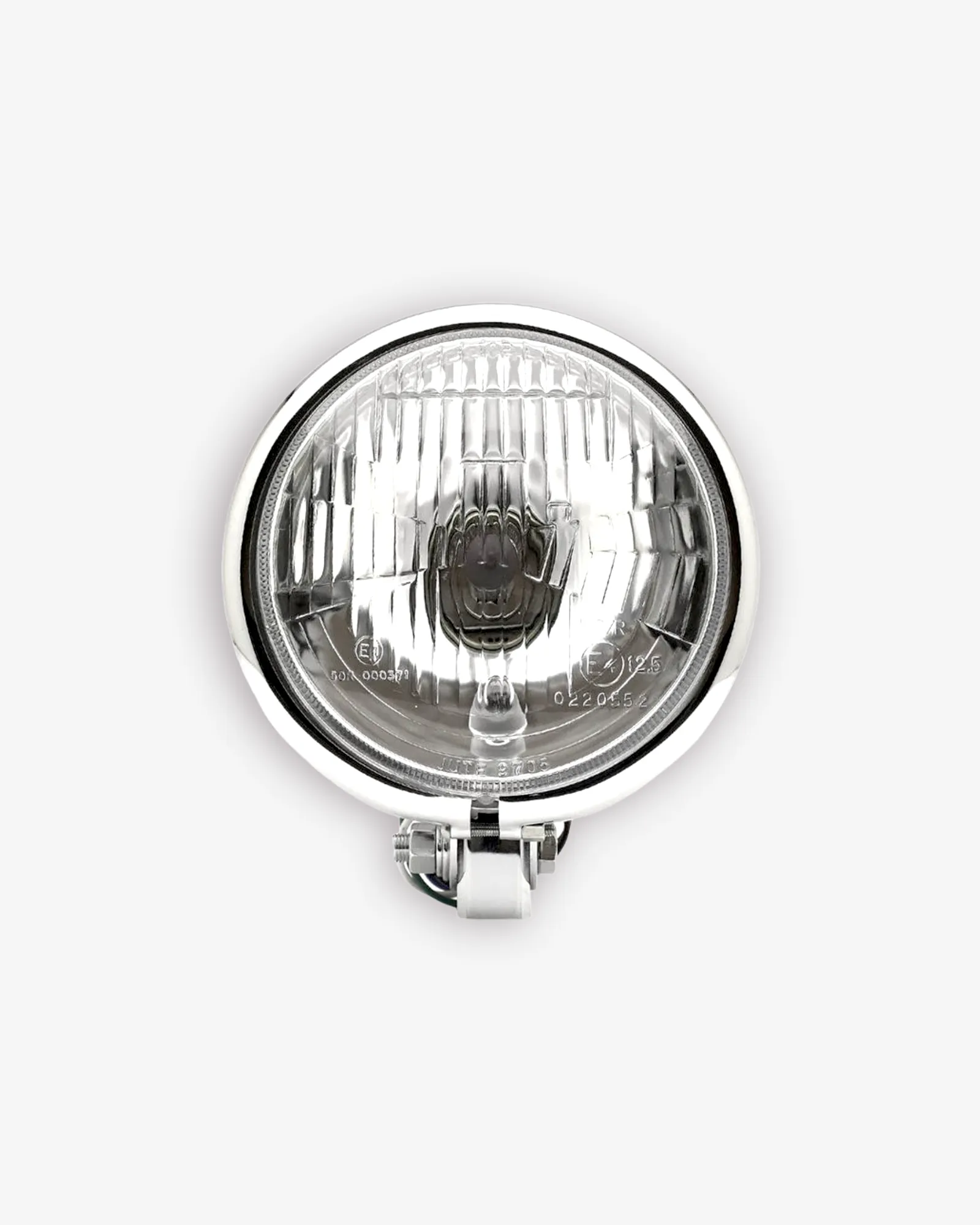 Vintage Bates Style 5.75" Bottom Mount Headlight