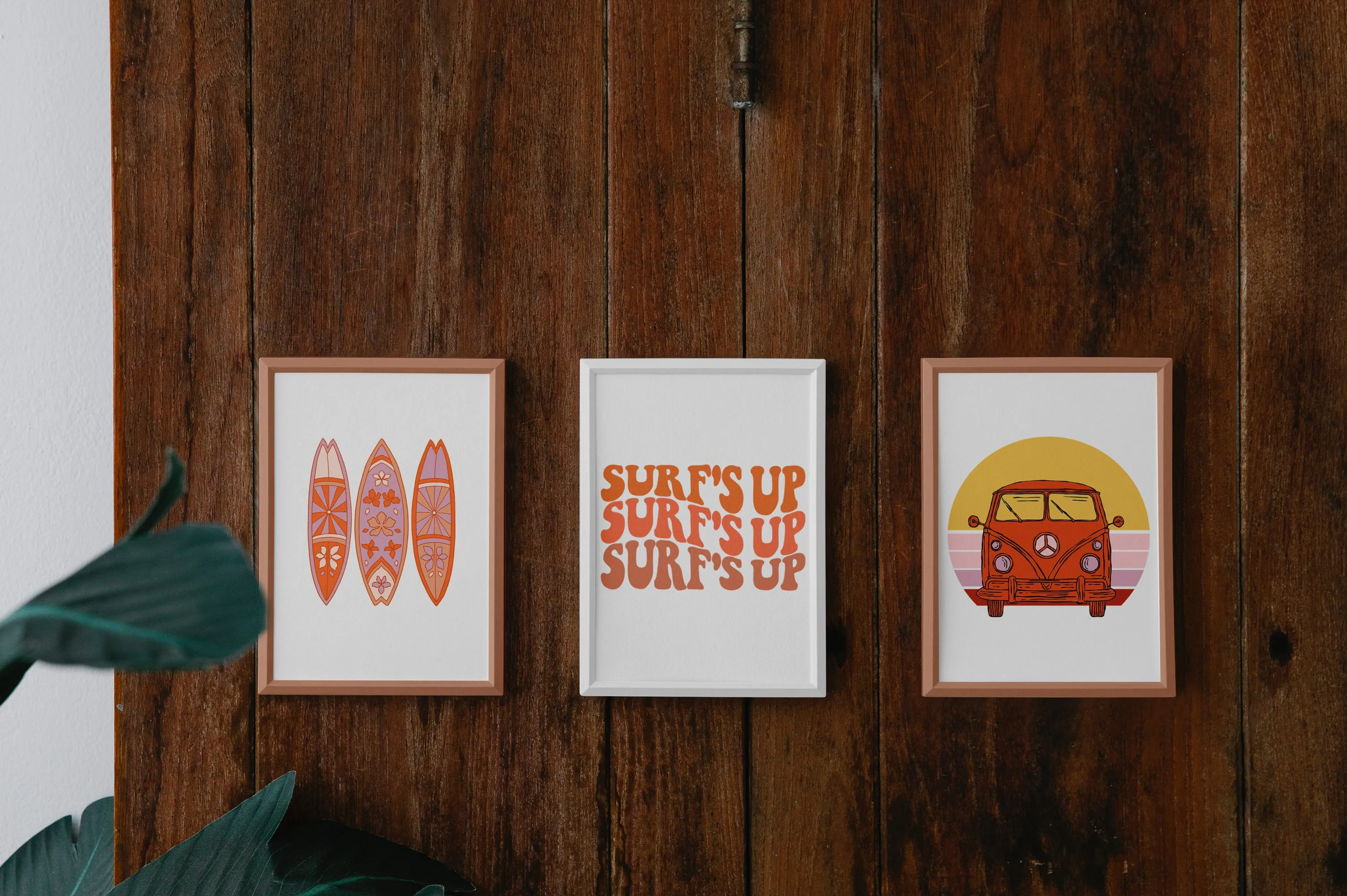 Vintage Beach Van Archival Art Print | Good Vibrations Collection