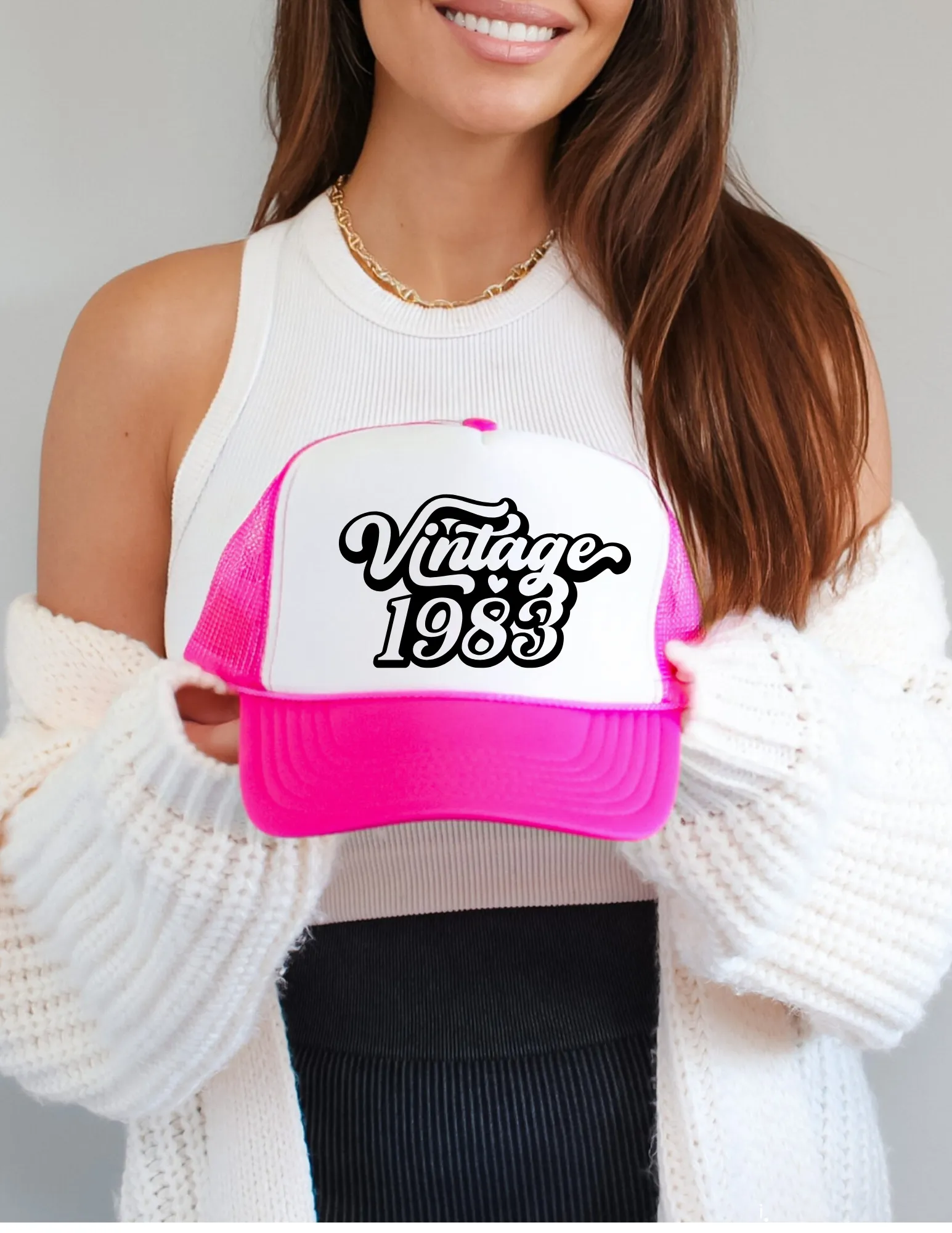 Vintage Birth Year Trucker Hat