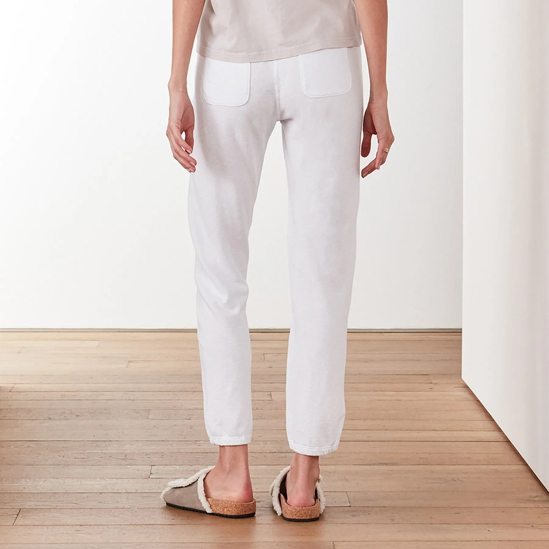 Vintage French Terry Sweatpant - White