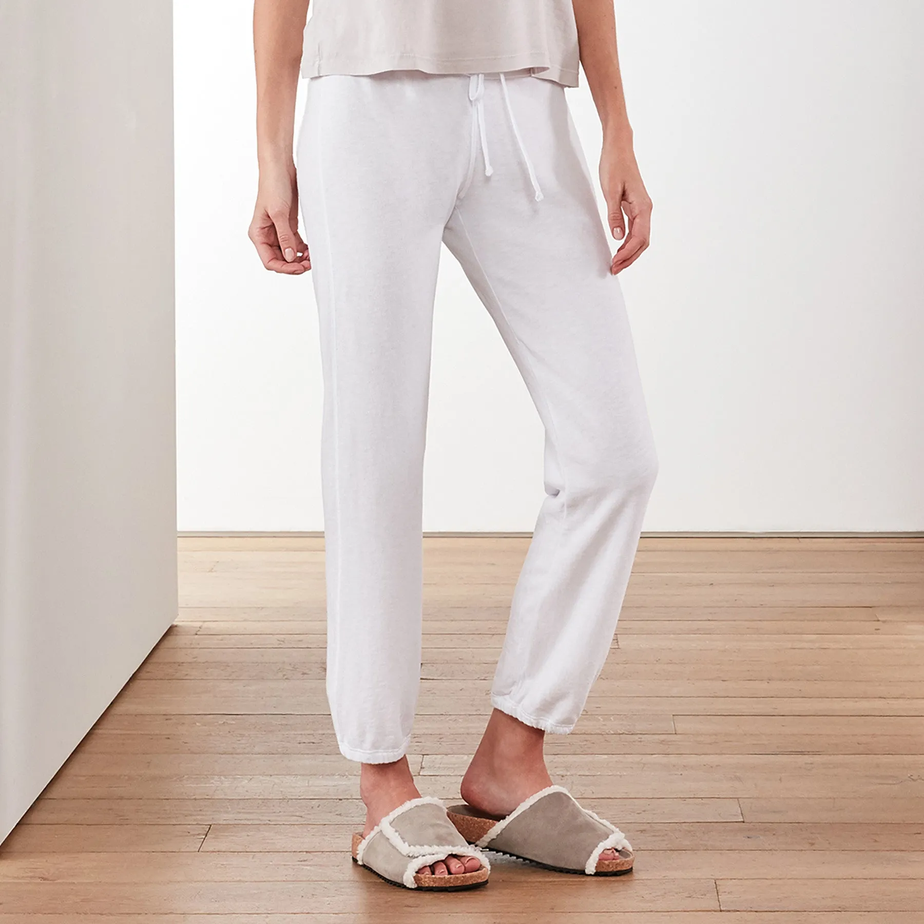 Vintage French Terry Sweatpant - White