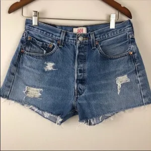Vintage Levi’s 501 Cut-off Shorts Button Fly S-M