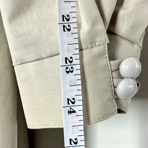 Vintage London Fog Maincoats Tan Rain Trench Coat Womens Size 12