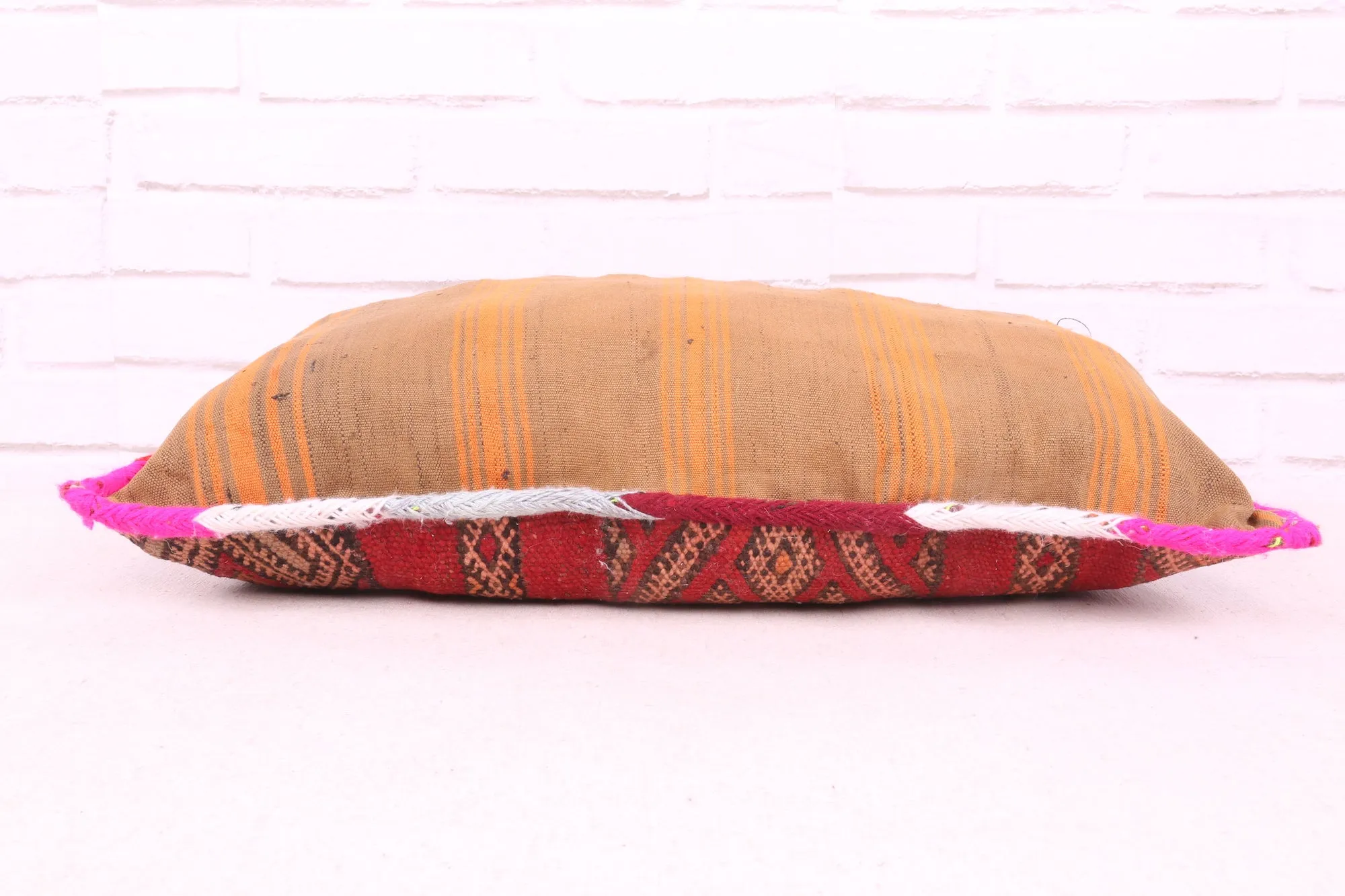 Vintage Moroccan Style Pillow 14.9 inches X 24 inches
