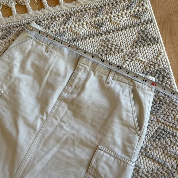 Vintage Old Navy Cargo Maxi Skirt 100% Cotton Size 6 Streetwear Retro Summer
