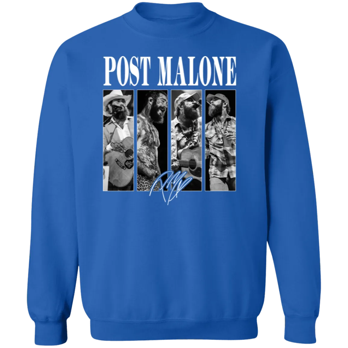 Vintage Post Malone Band Crewneck - Gildan - Retro Posty Sweatshirt