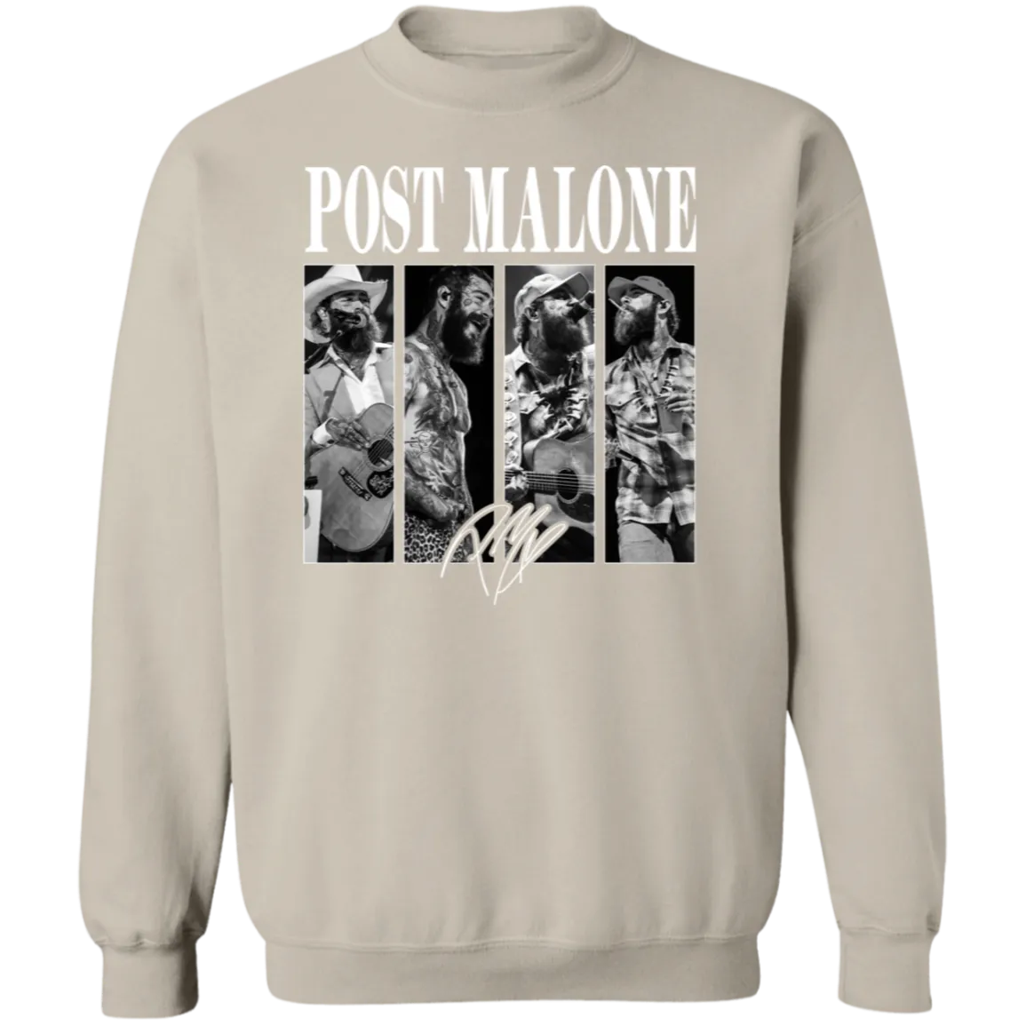 Vintage Post Malone Band Crewneck - Gildan - Retro Posty Sweatshirt