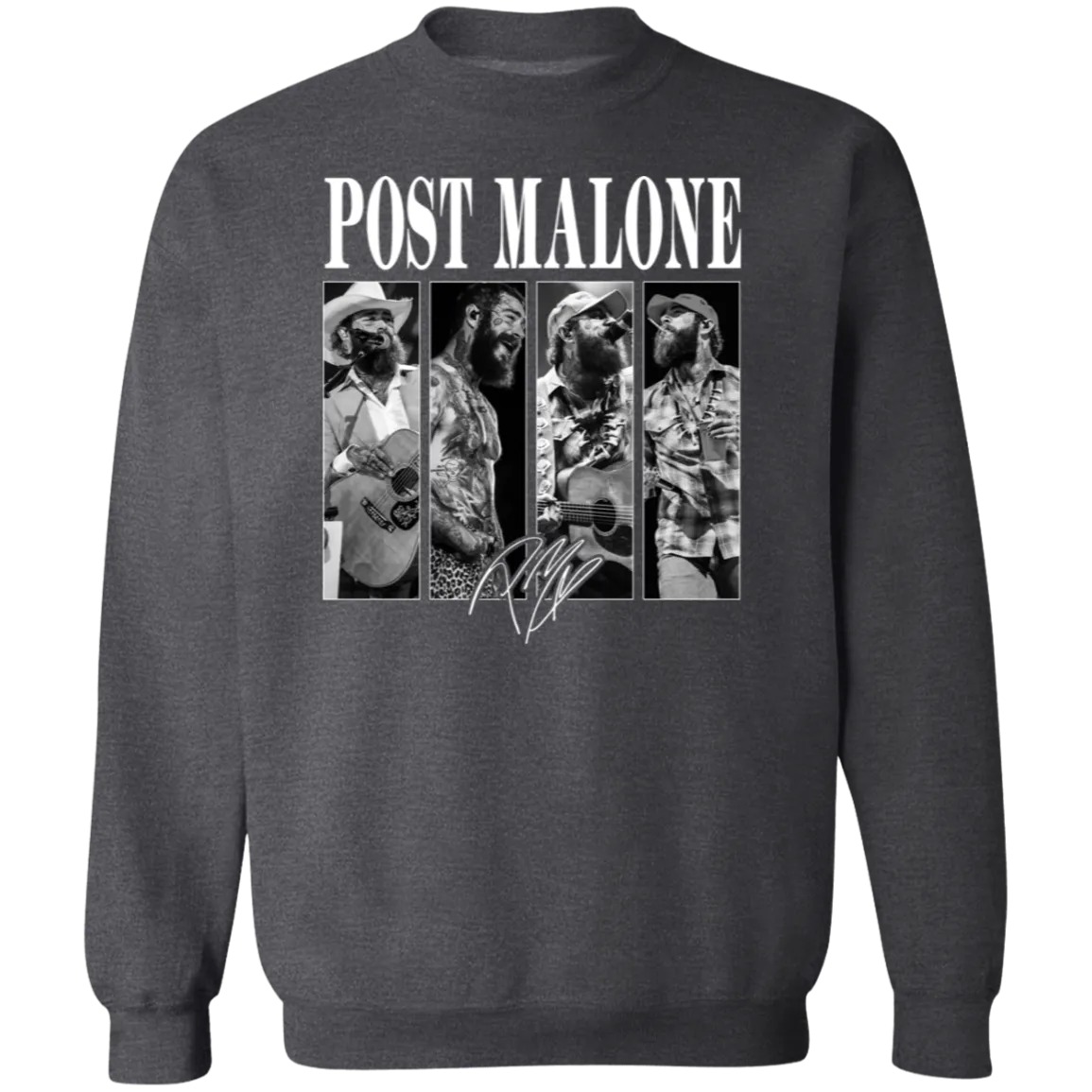 Vintage Post Malone Band Crewneck - Gildan - Retro Posty Sweatshirt