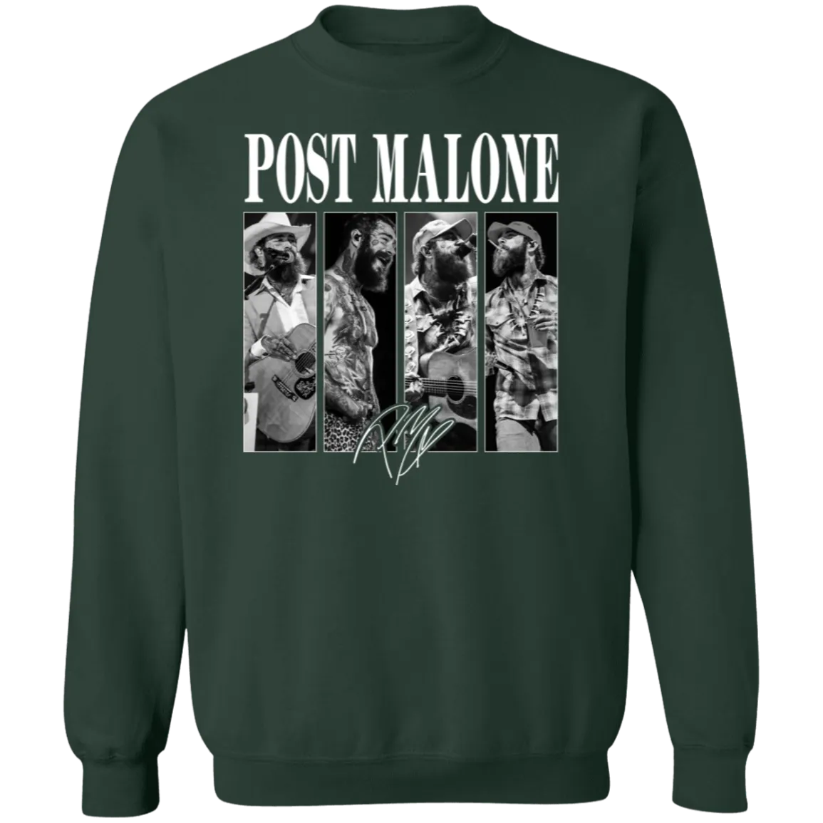 Vintage Post Malone Band Crewneck - Gildan - Retro Posty Sweatshirt
