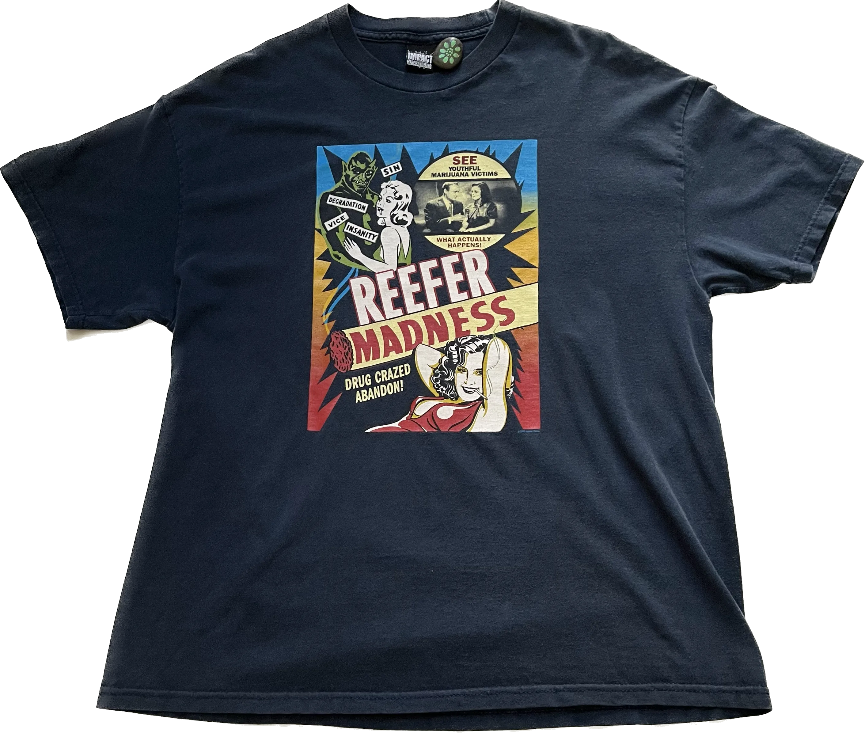 Vintage Reefer Madness Poster T-shirt