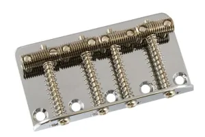 Vintage Style Bass Bridge with Threaded Rod Saddles