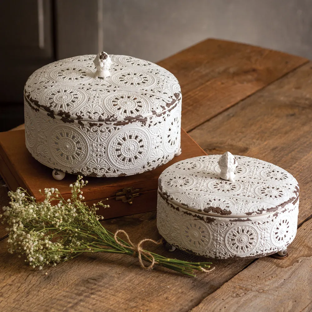 Vintage Style Trinket Boxes