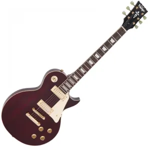 Vintage V100 ReIssued Electric Guitar ~ Wine Red