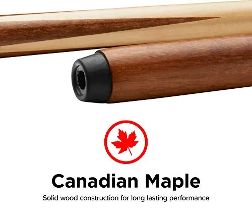 Viper Commercial/House 57" 1-Piece Canadian Maple Billiard/Pool Cue, 20 Ounce