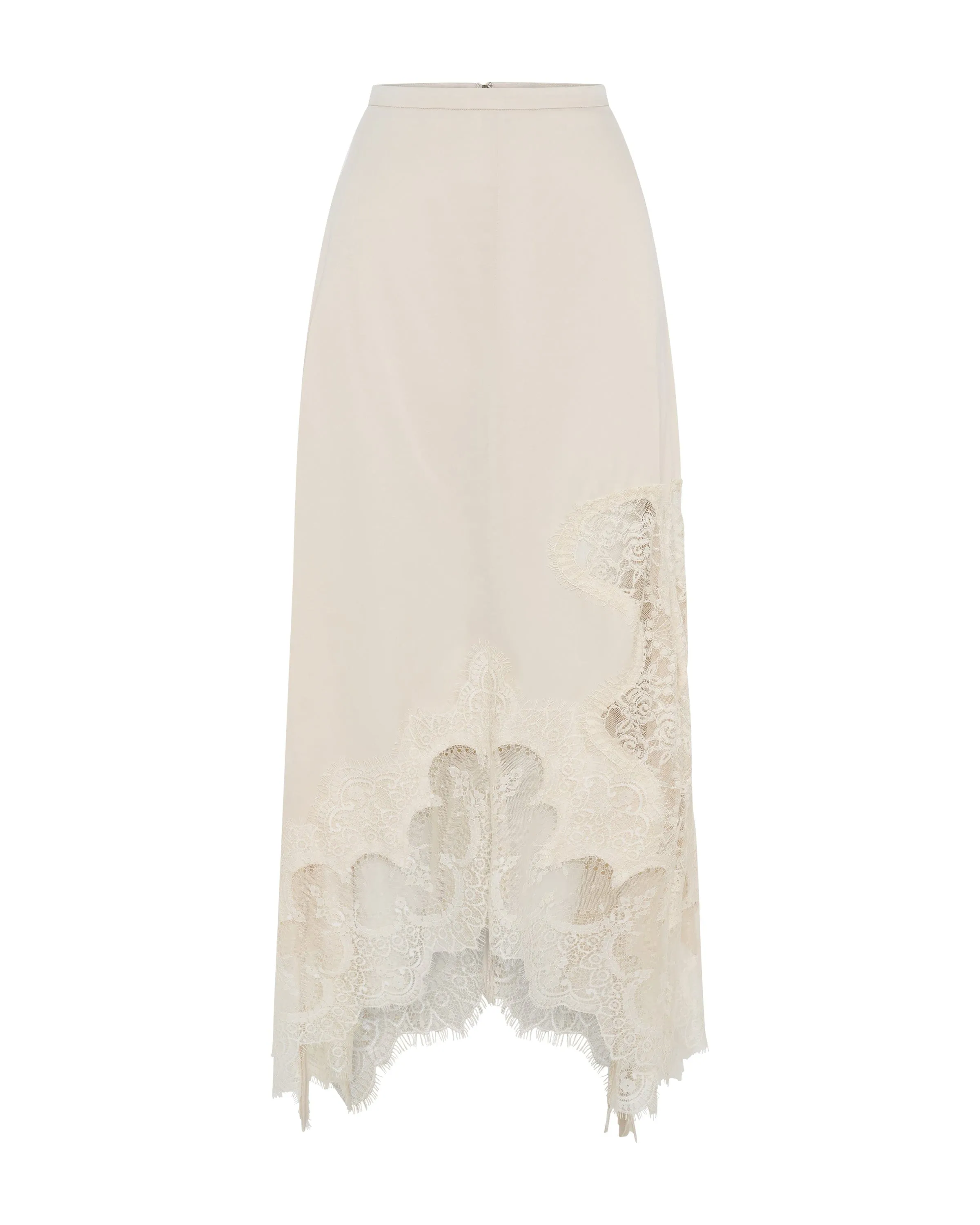 VISIONS LACE HANKERCHIEF SKIRT | BUTTERCREAM