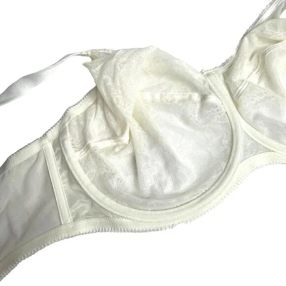 Wacoal  Retro Chic Full Figure Underwire Bra Sz 38G ivory