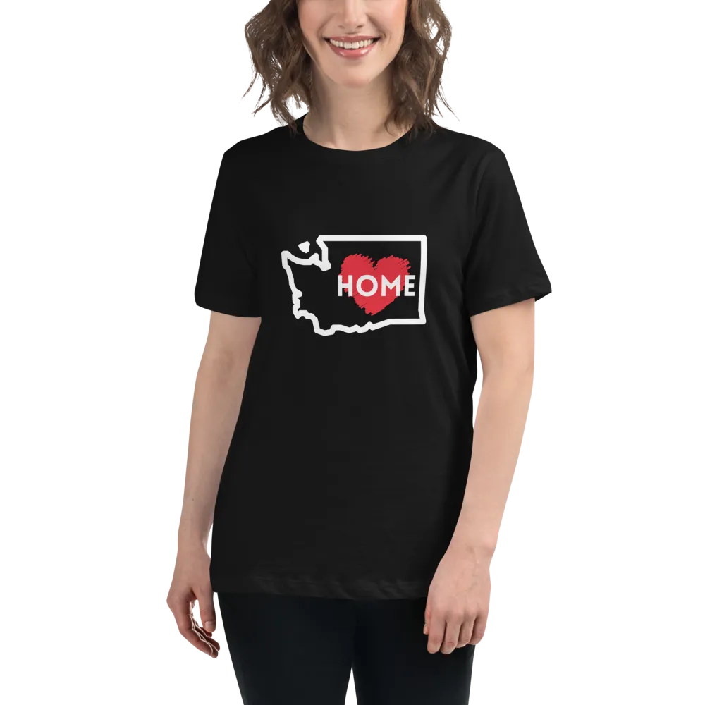 WASHINGTON IS HOME Women's Relaxed T-Shirt