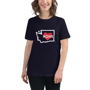 WASHINGTON IS HOME Women's Relaxed T-Shirt