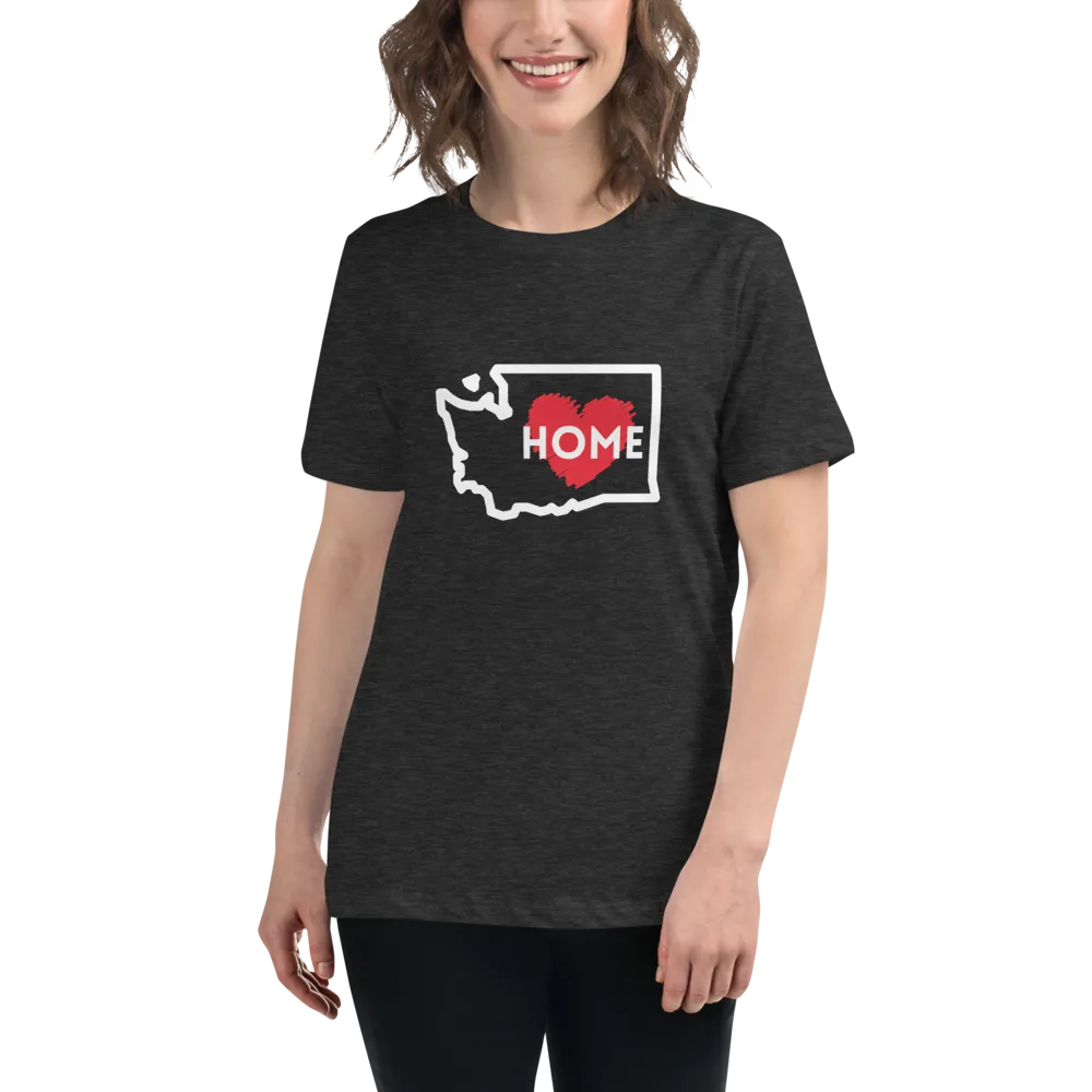 WASHINGTON IS HOME Women's Relaxed T-Shirt