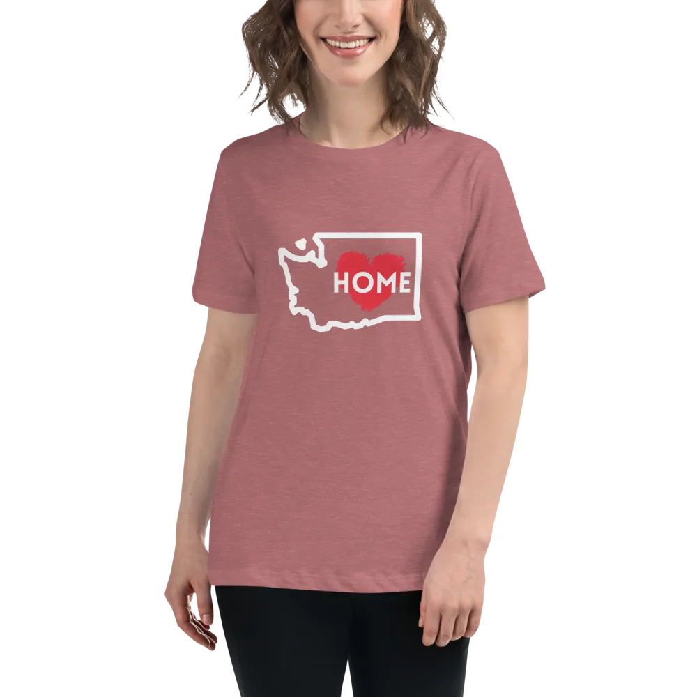 WASHINGTON IS HOME Women's Relaxed T-Shirt