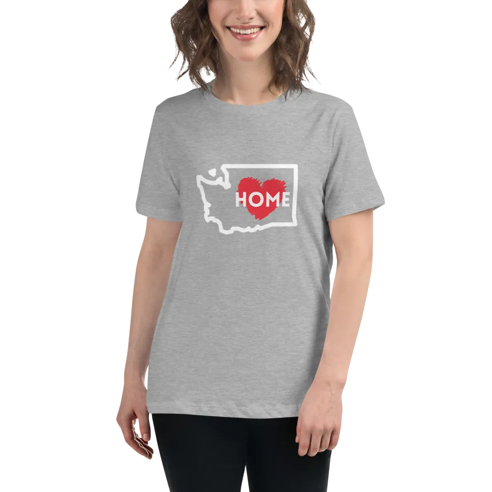 WASHINGTON IS HOME Women's Relaxed T-Shirt