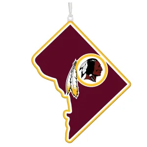 Washington Redskins, State Ornament,3ot3831state
